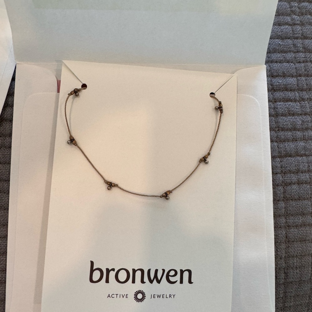 Delicate Brown Necklace from Bronwen